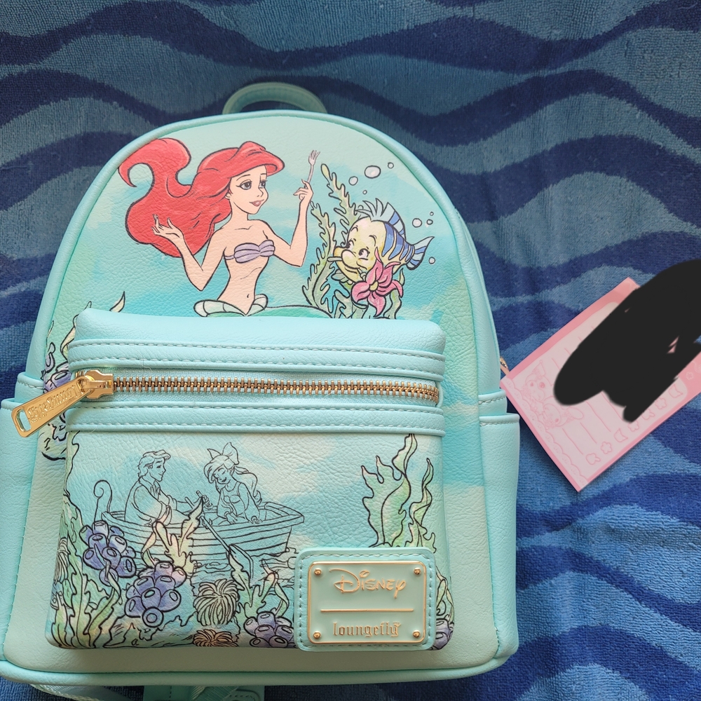 Loungefly Blue Underwater Scene Bag